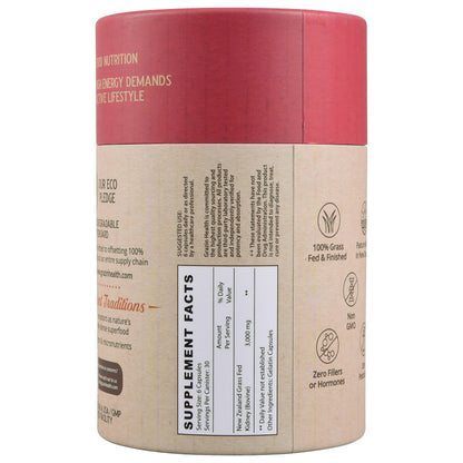 Bovine Organ Complex 3000mg per Serving (30 Servings) | Pancreas, Liver, Spleen, Kidney, Heart (600 Mg per Organ per Capsule) Grass Fed