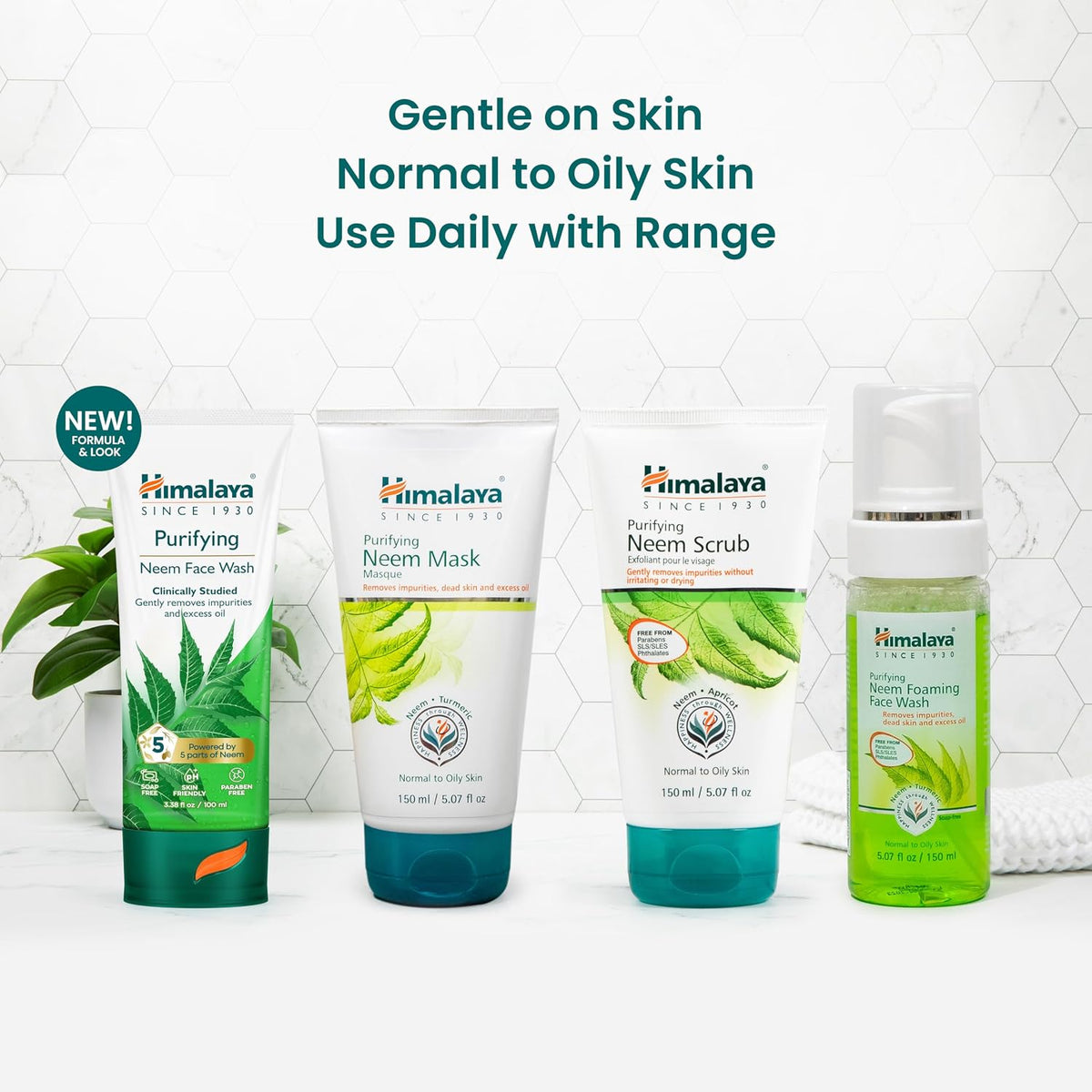 Himalaya Purifying Neem Foaming Face Wash, for Oily Skin 5.07 oz (150 ml)