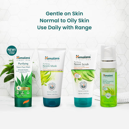 Himalaya Purifying Neem Foaming Face Wash, for Oily Skin 5.07 oz (150 ml)