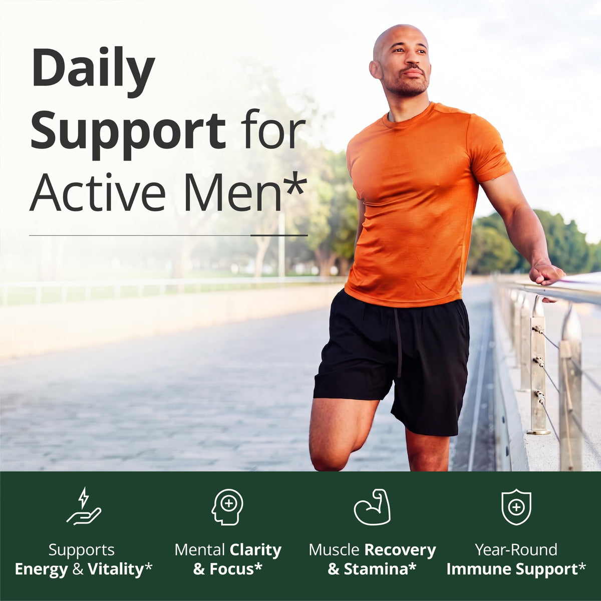 Multivitamin for Men – Methylated Multivitamin – Daily Wellness – 60 Caps