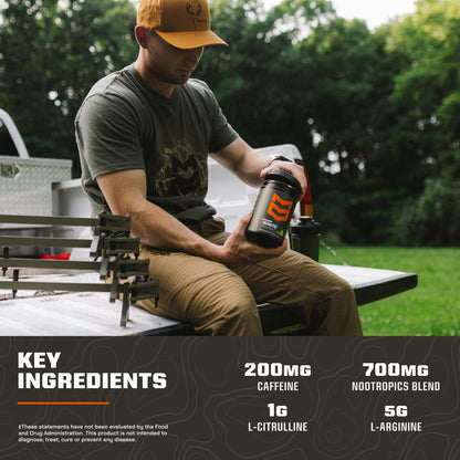 MTN OPS Ignite Energy Powder, Zero Sugar, Tiger's Blood