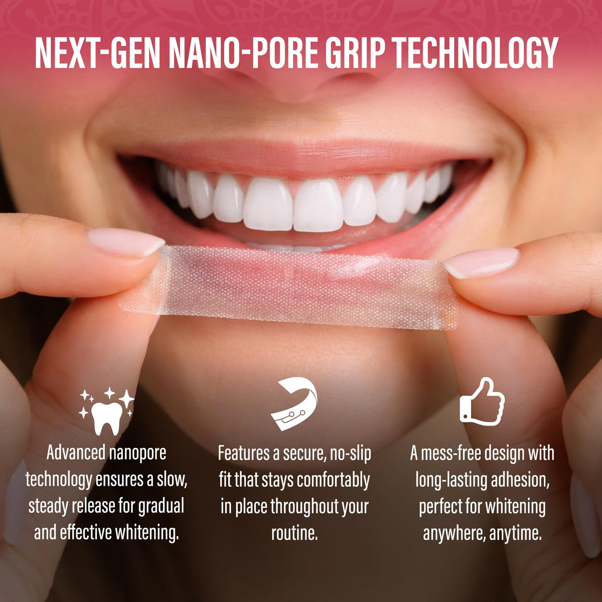 GuruNanda Sensitive Teeth Whitening Strips, Gentle & Safe, 9 Day Treatment