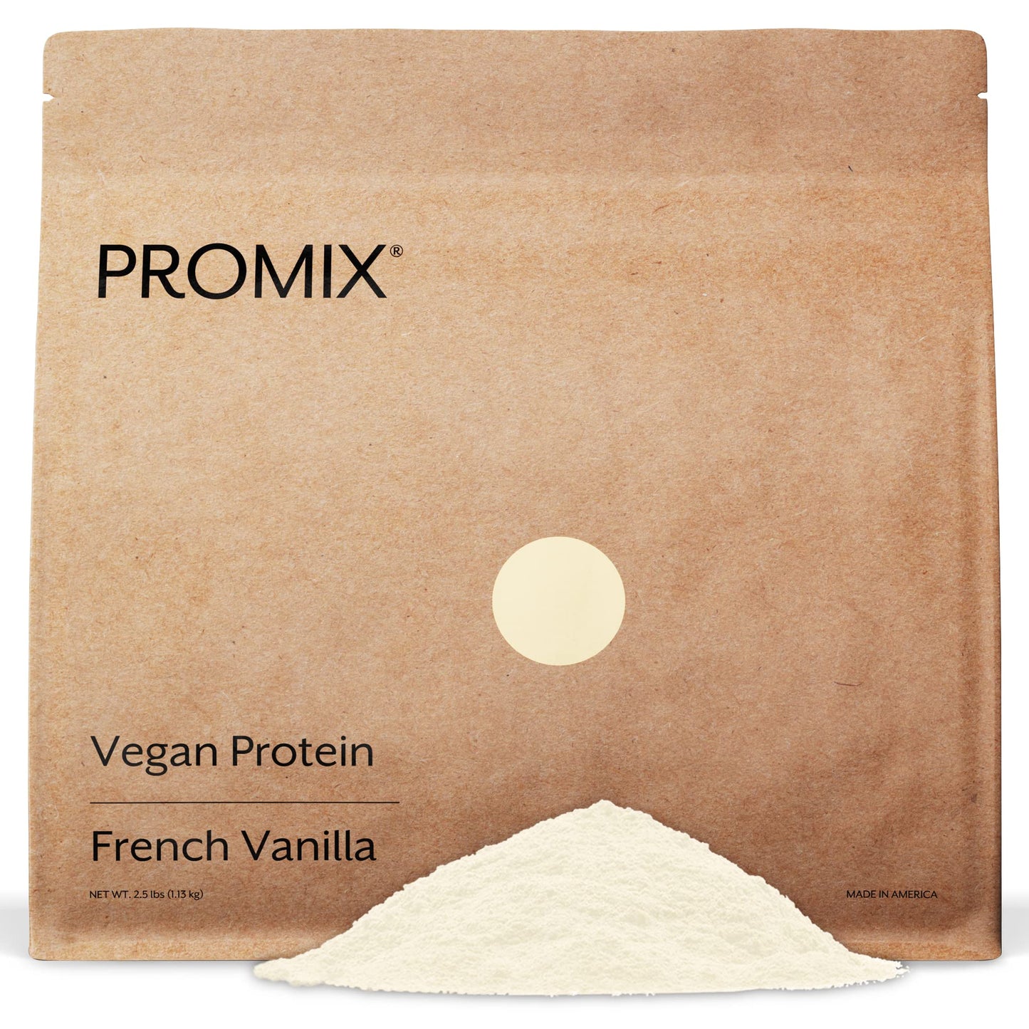 ProMix Nutrition Plant-Based Vegan Protein Powder, Vanilla - Pea Protein & Vitamin B-12 - Post Workout Fitness & Nutrition Shakes, Smoothies, Baking & Cooking Recipes - 2.5 Pound (Pack of 1)