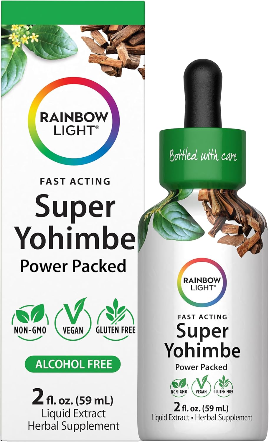 Rainbow Light Yohimbe Extract Supplement for Men and Women | 2 Fl Oz | Fast Acting Formula | from the Stem and Bark | Alcohol Free | Non-GMO and Gluten Free