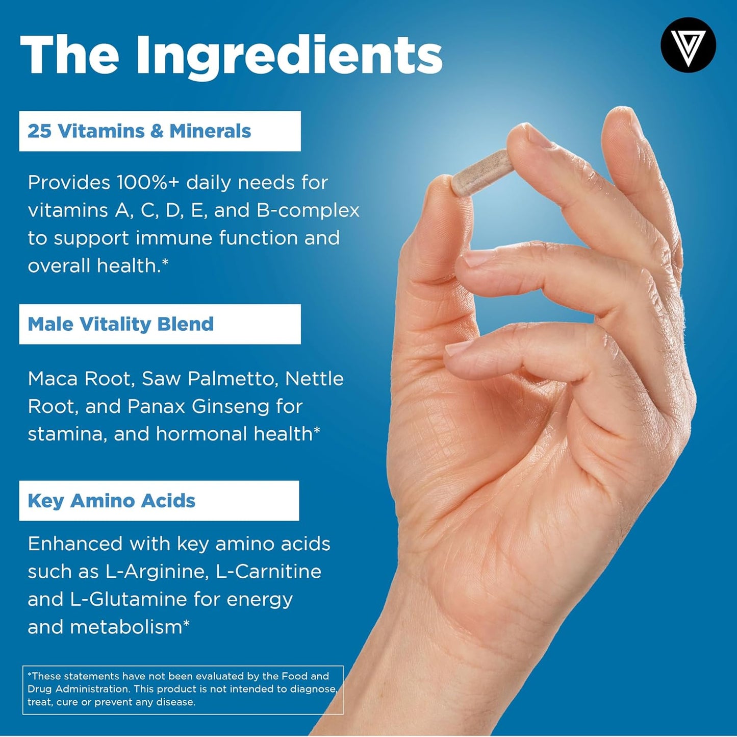 Vital Vitamins Women's Multivitamin Complex + Men's Multivitamin Complex