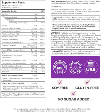 MENO Healthy Aging Collagen & Protein, Chocolate Brownie – 15 Servings