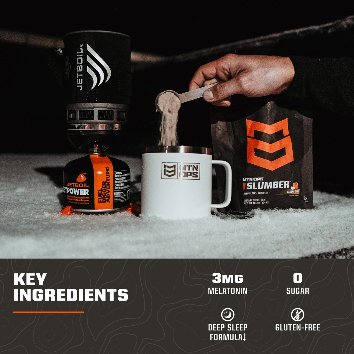 MTN OPS Slumber Sleep Support Powder, Sleepy Cocoa