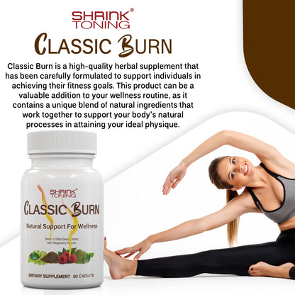 shrink Classic Burn - Pure Green Coffee Bean Extract and Raspberry Ketones with 45%