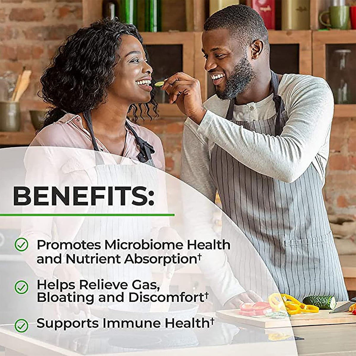 Probiotic 40 Billion CFU with Organic Prebiotics for Gut Health, 60 Count