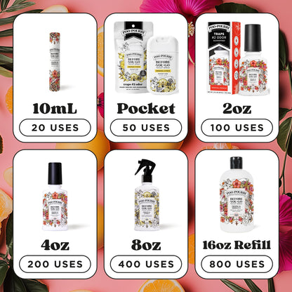 Poo-Pourri Before-You-Go Toilet Spray, Tropical Hibiscus, 2 Fl Oz - Hibiscus, Apricot and Citrus