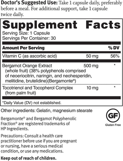 Dr. Sinatra's Advanced Cholesterol Solutions Heart Health Supplement with Citrus Bergamot, 30 Capsules (30-Day Supply) by Dr. Sinatra