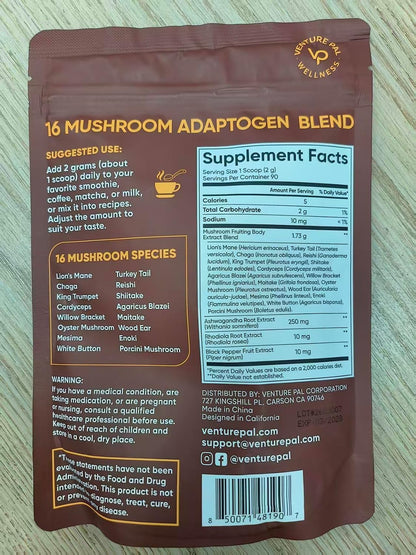 Venture Pal Mushroom Powder & Focus Coffe Bundle