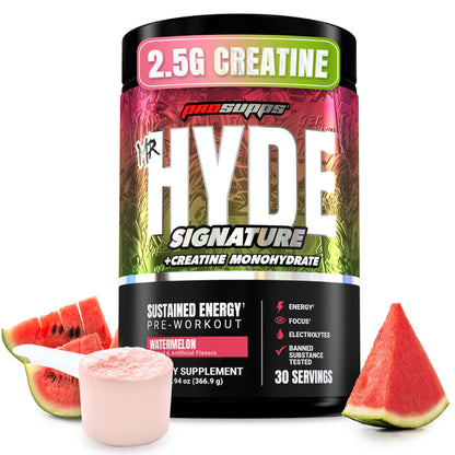 ProSupps Mr. Hyde Signature Pre Workout Powder with Creatine, Beta Alanine & Caffeine - Performance, Energy & Endurance - Clean Fitness & Gym Supplements for Men & Women (Blue Razz, 30 Servings)