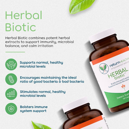 Lyme and Co-Infection Recovery Kit 7-Supplement Microbial Gut Cleanse Kit - Cleansing Supplements for Gut, Adaptogens, Binder Blend, Cryptolepis & More - Non-GMO, Plant-Based, USA-Made