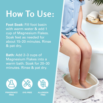 Soothing Tea Tree Oil Foot Soak with Stem Cell and Epsom Salt, 16 oz by M3