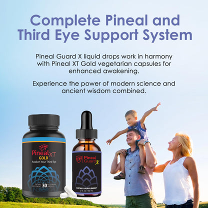 Pineal Guard X, Pineal Gland Supplement - Brain Support, Focus, and Memory | Liquid Dropper for the Brain, Activate, and Protect Your Pineal Gland, Third Eye Awakening