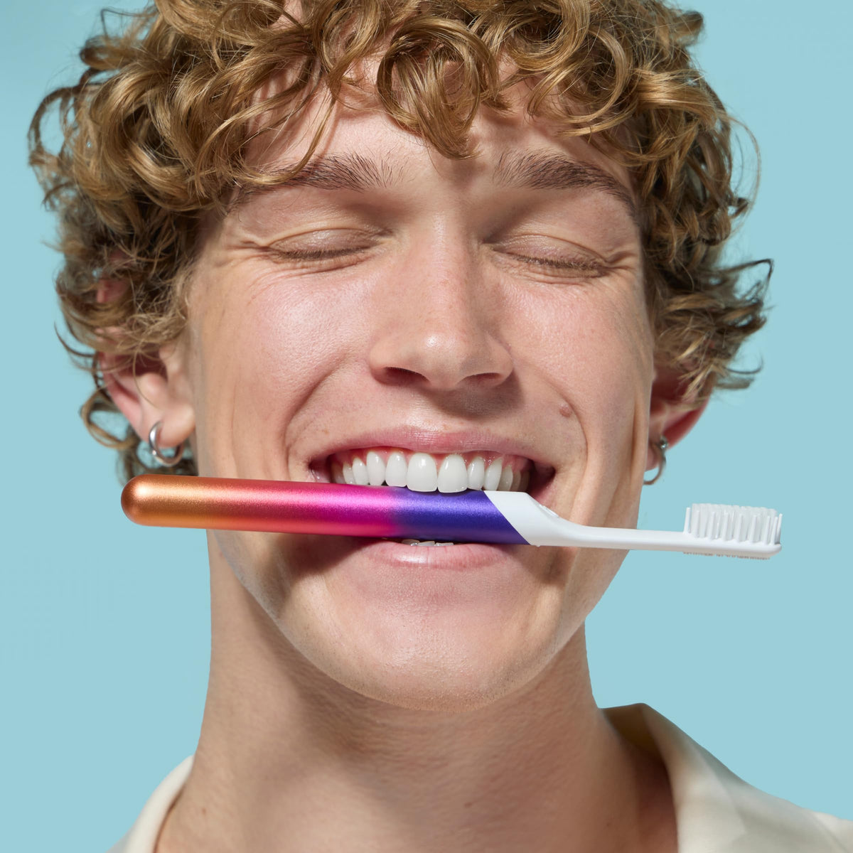 Quip Sonic Electric Toothbrush, Extra Brush Head, Metal Handle, Slate
