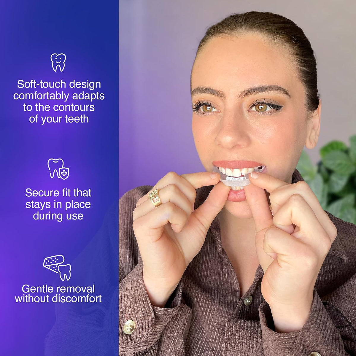 GuruNanda Teeth Whitening Gel Trays with 8% Hydrogen Peroxide, 7 Treatments