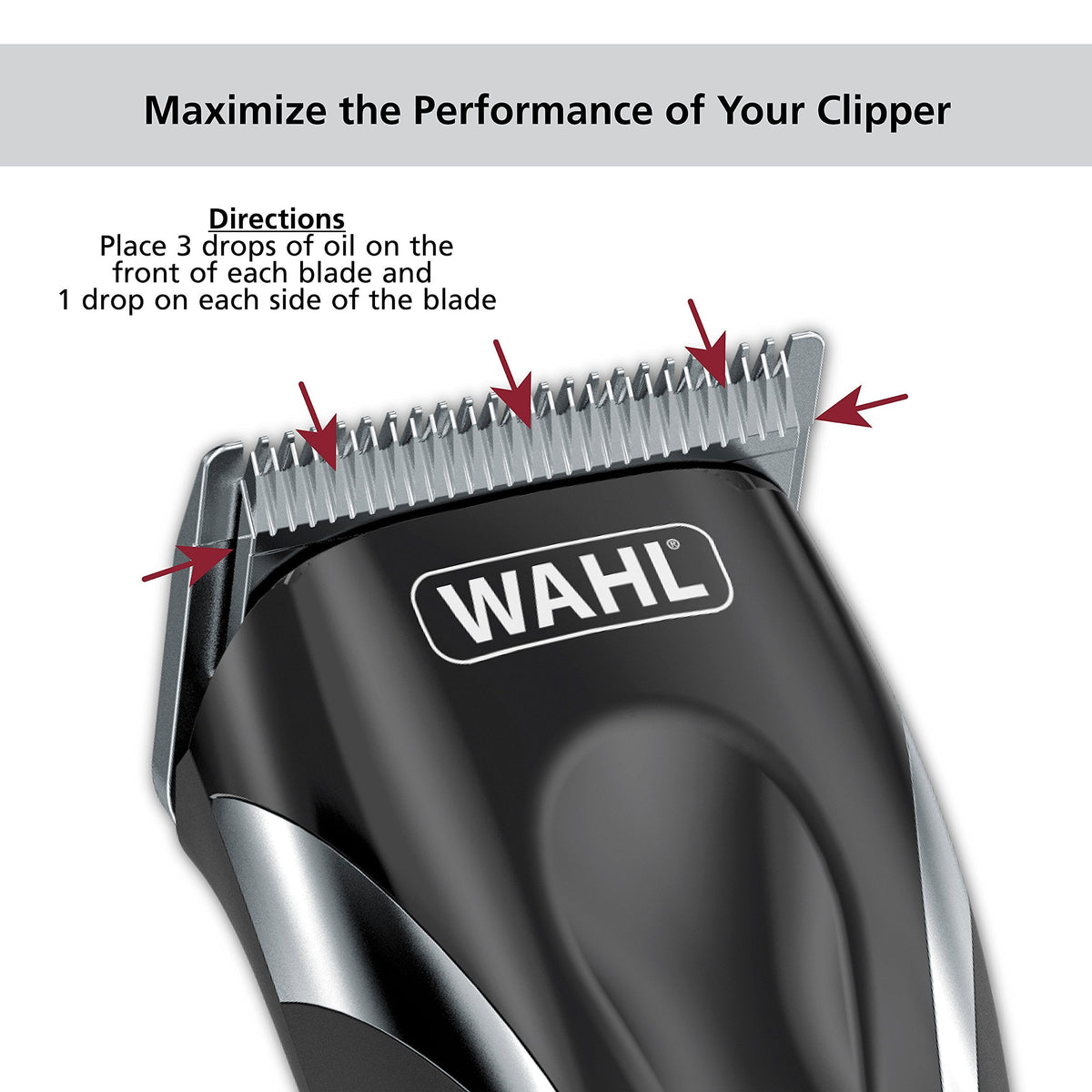 Wahl Premium Hair Clipper Blade Lubricating Oil for Clippers, Trimmers, & Blade Corrosion