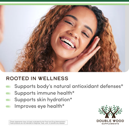 Astaxanthin - Triple Strength 12mg (Only Patented Astaxanthin (Astrareal) with 70+ Human Clinical Trials) Grown, Harvested, and Made in The USA (Astaxantina) by Double Wood
