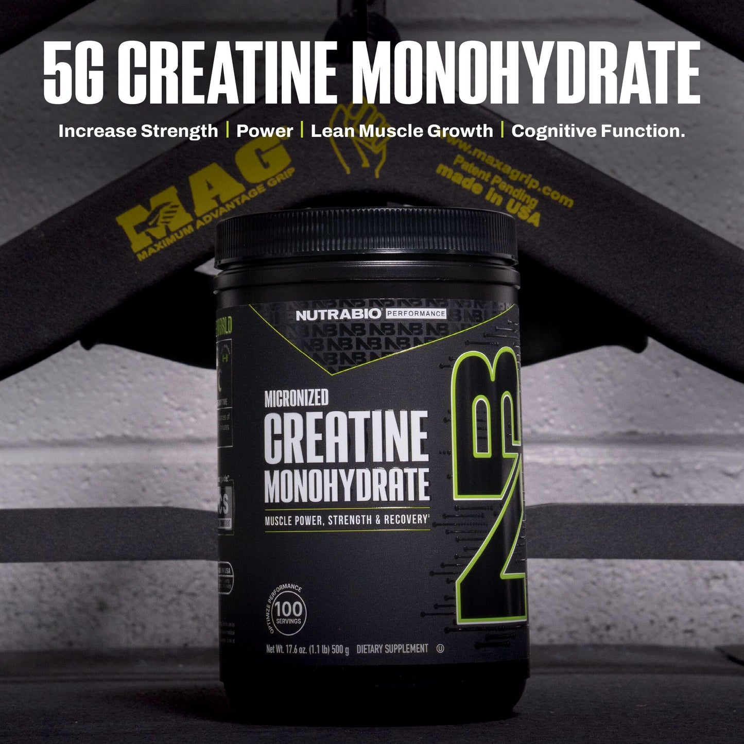 NutraBio Pure Micronized Creatine Monohydrate Powder Supplement, Unflavored, (300 g) - Supports Bulk Muscle Energy, Recovery, and Strength - HPLC Tested Creatine Powder Supplement for Men and Women