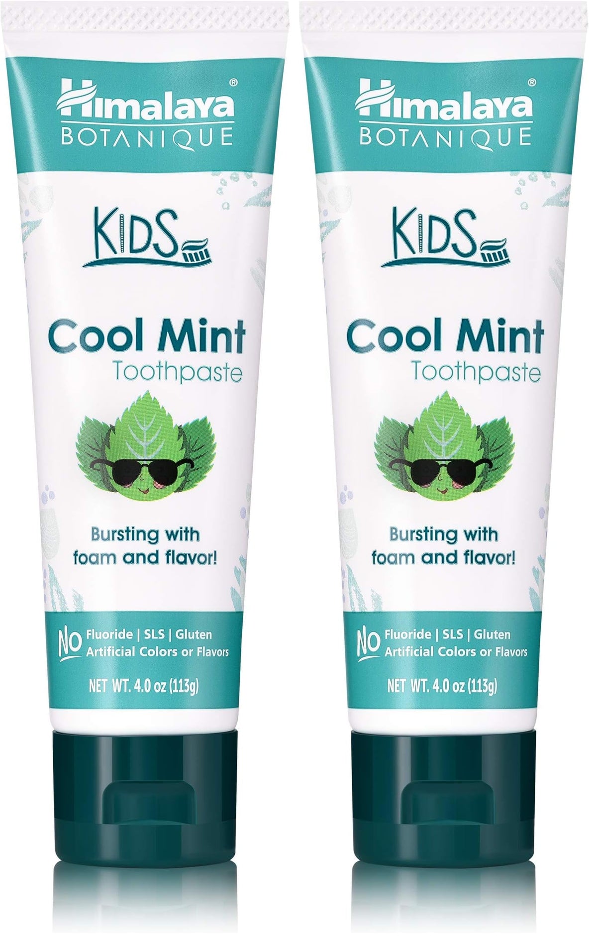 Himalaya Botanique Kids Toothpaste, Cool Mint, 4 Oz, 1 Pack