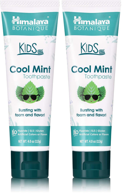 Himalaya Botanique Kids Toothpaste, Cool Mint, 4 Oz, 1 Pack
