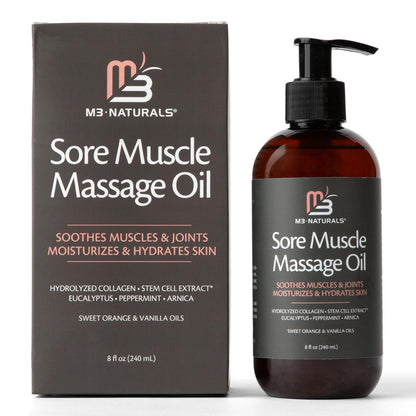 Anti Cellulite Massage Oil for Massage Therapy with Collagen (8 Fl Oz)