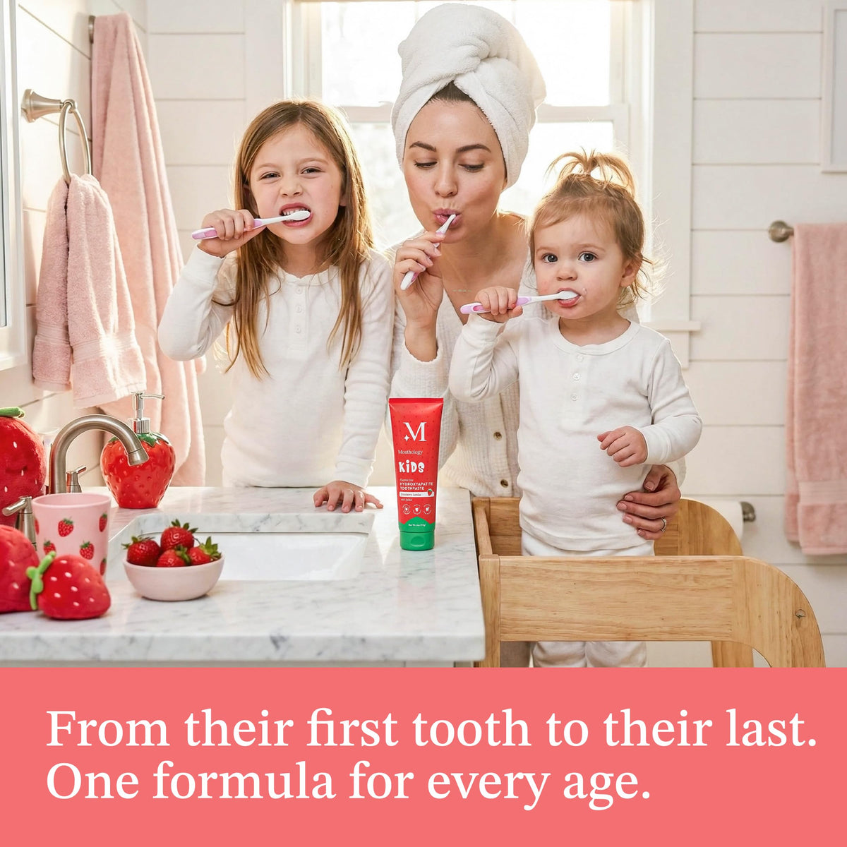 Mouthology 10% Nano Hydroxyapatite Toothpaste Fluoride Free, Whitening*, Rod Shaped nHA, Xylitol Toothpaste for Adults, Enamel Care*, Sensitive Teeth*, SLS Free, Mint 4oz (USA Made) Package May Vary
