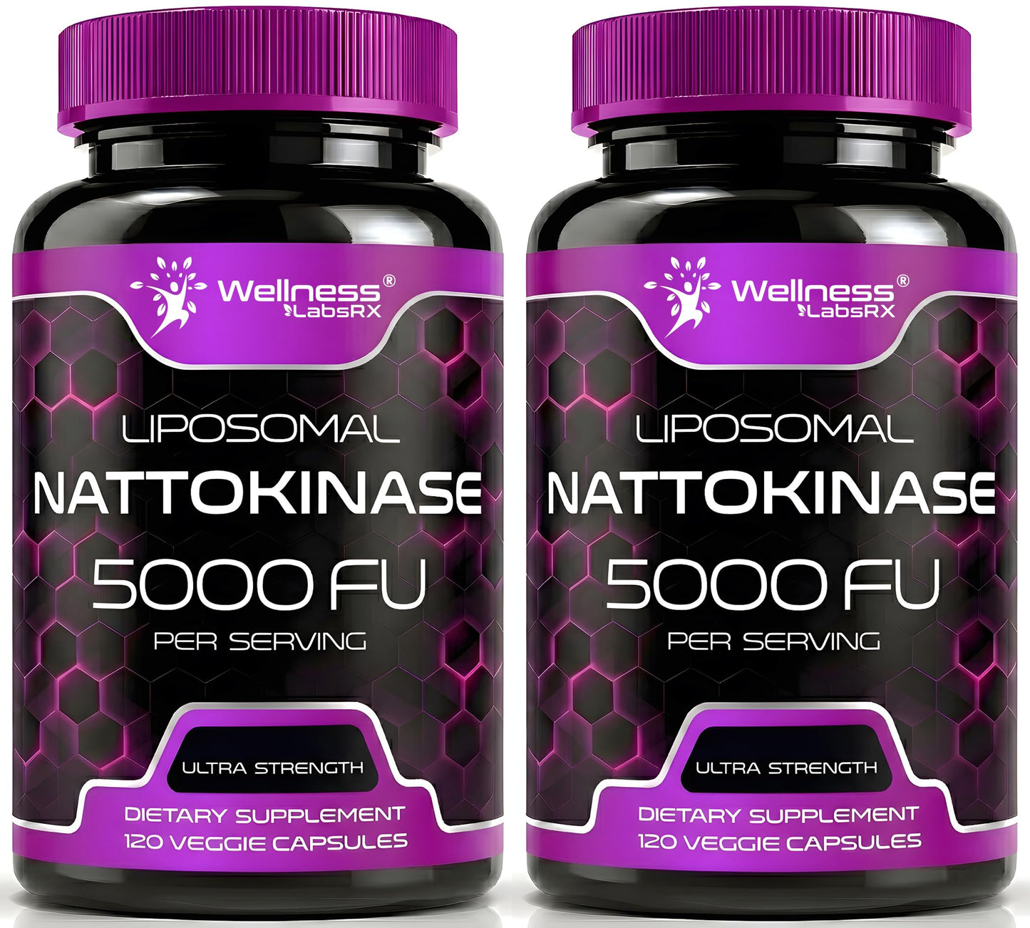 Nattokinase Supplement Capsules 5000 FU, Third-Party Tested Nattokinase – Enzymes from Japanese Natto – Daily Wellness Support – 120 Count (Pack of 1)