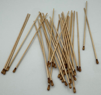 Silver Nitrate Caustic Wooden Sticks 6" Long Applicator Individual Use Sticks (30)