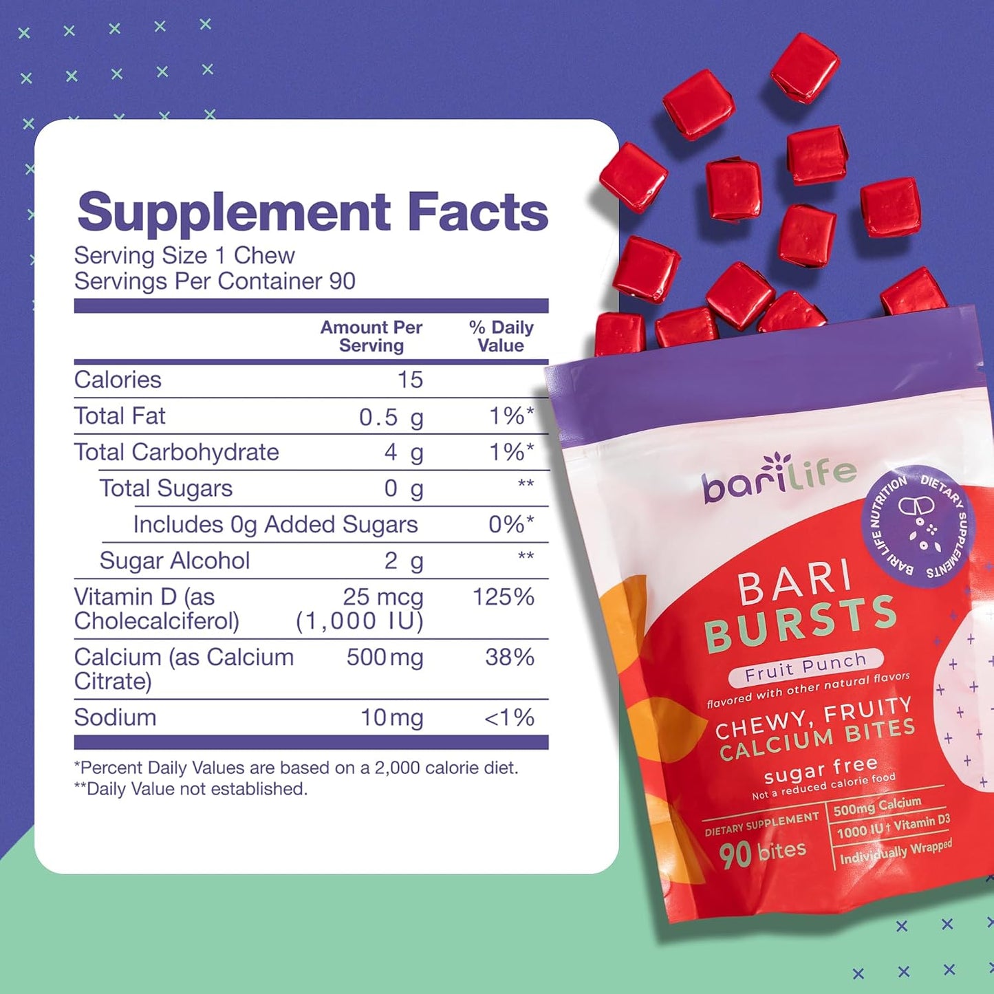 Bari Life Post-Op, Gastric Sleeve, Gastric Bypass Vitamin and Supplement Starter Kit (Fruit Punch)
