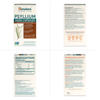 Himalaya Organic Psyllium Whole Husk Fiber Supplement,Unflavored,12 oz