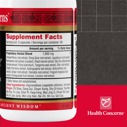 Health Concerns Mobility 2 – Joint Health Support Supplement for Men & Women – Chinese Herbal Circulation Support – Natural Joint & Muscle Aid – Herbal Extracts – 90 Capsules
