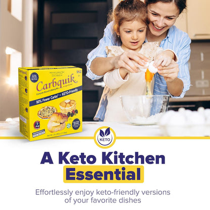 Carbquik Keto Biscuit & Baking Mix, 3 lb – Perfect for Pancakes, Waffles, Biscuits, Bread, Pizza Crust & More. Low Carb, Sugar Free Baking with 6g Protein Per Serving.