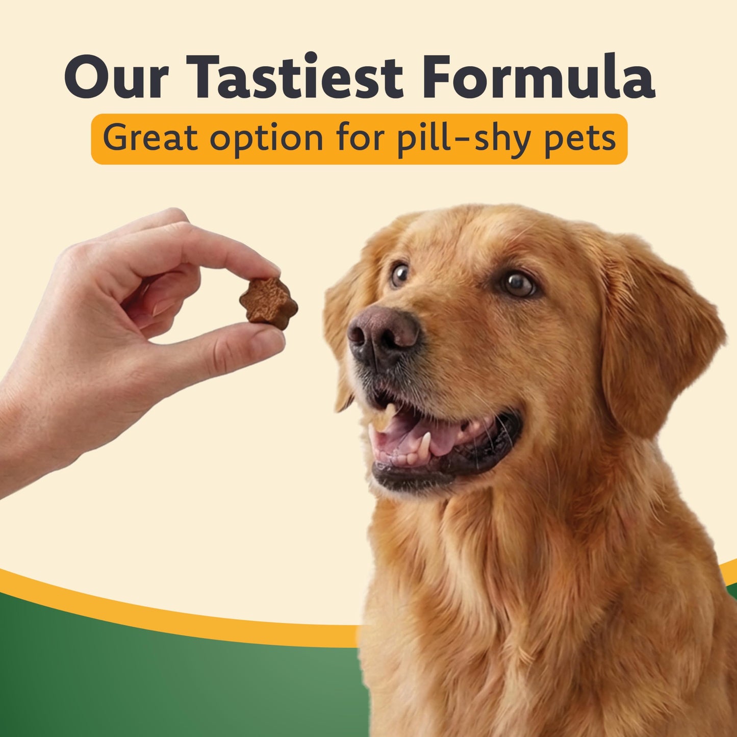 Cat & Dog Supplement for Eye Support - Chewable Vision Vitamins Supplements for Large and Small Pets Care with Lutein, Omega-3 Fatty Acids, Grape Seed Extract & Antioxidants
