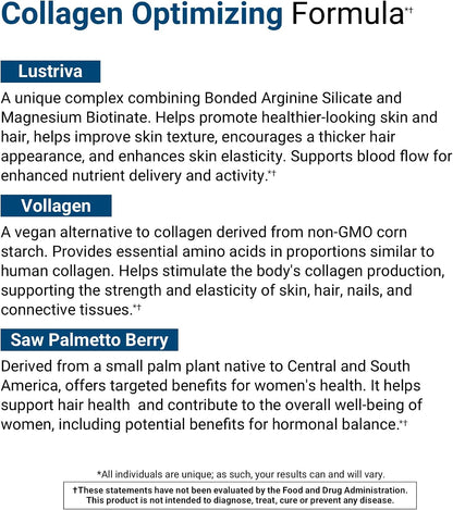 ActivatedYou BioCollagen Complex Plant-Based Collagen for Women & Men - Designed to Promote Skin Firmness, Muscle Strength & Hair Volume, 2 Daily Capsules Supports Youthful Appearance & Joint Mobility
