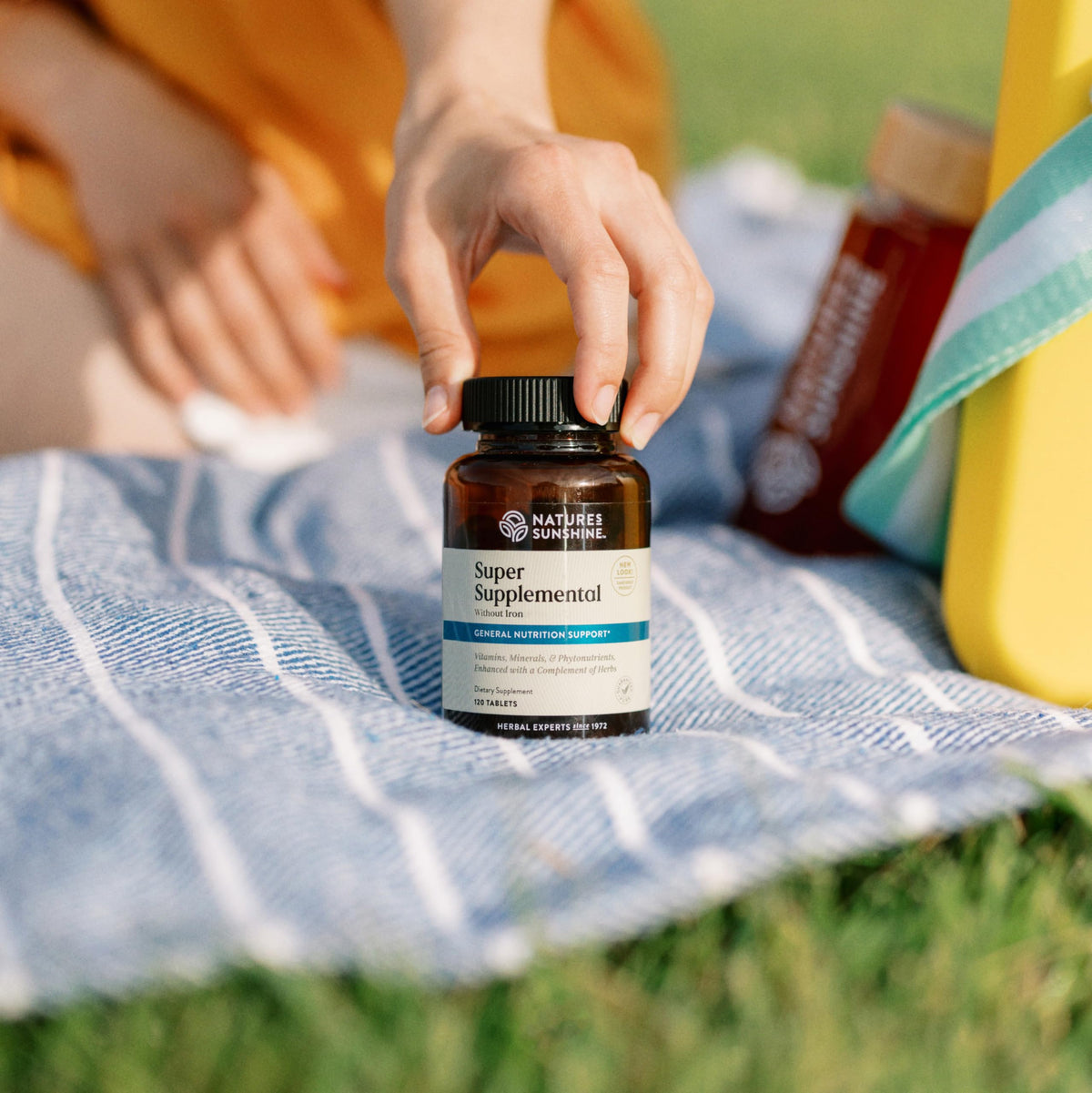 Nature's Sunshine Super Supplemental: Complete Multivitamin with Minerals, Antioxidants & More for Nutritional Gaps, Overall Health, Immune & Energy Support. 120 Tabs