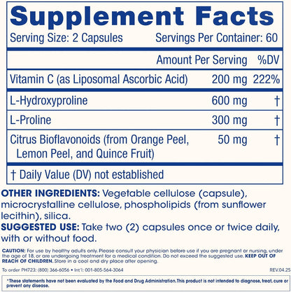 ProHealth Pro Collagen Activator Triple Third-Party Lab Tested, 120 Capsules