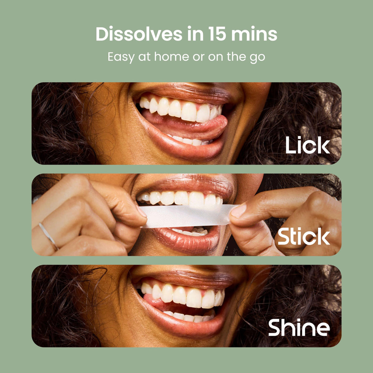 quip Dissolvable Teeth Whitening Strips, Rapid, Fast Acting, 40 Strips