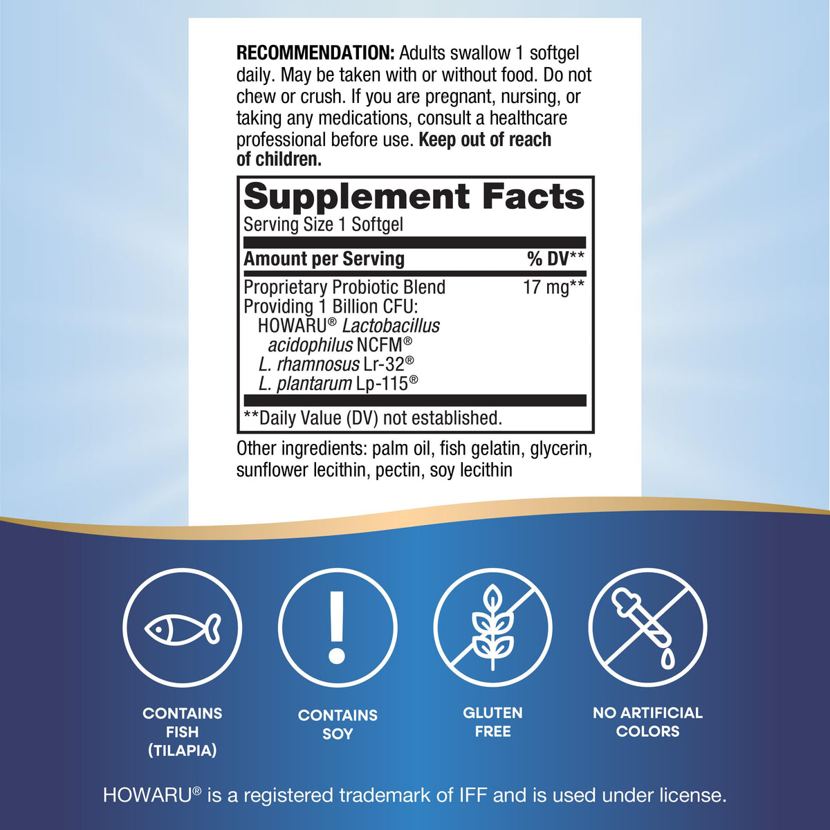 Nature's Way Women's Probiotic Pearls, Supports Vaginal and Digestive Health*, 1 Billion Live Cultures