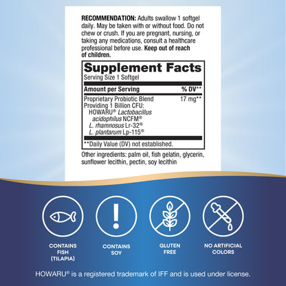 Nature's Way Women's Probiotic Pearls, Supports Vaginal and Digestive Health*, 1 Billion Live Cultures