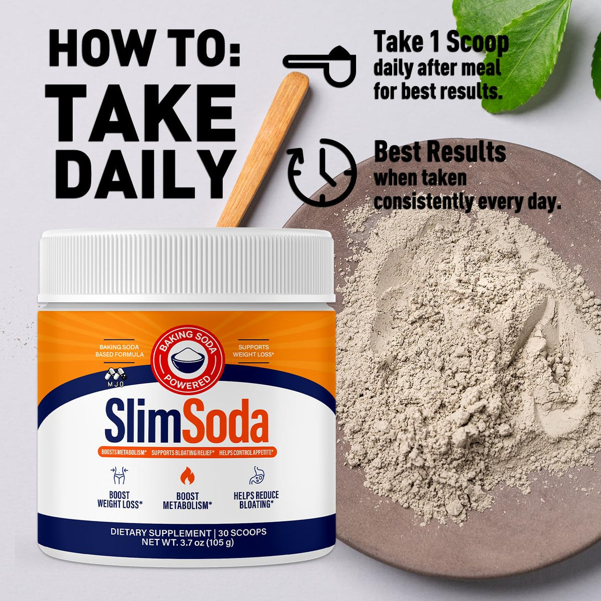 Slim Soda Powder, SlimSoda Weight and Wellness Support 1-Pack, 30 Servings