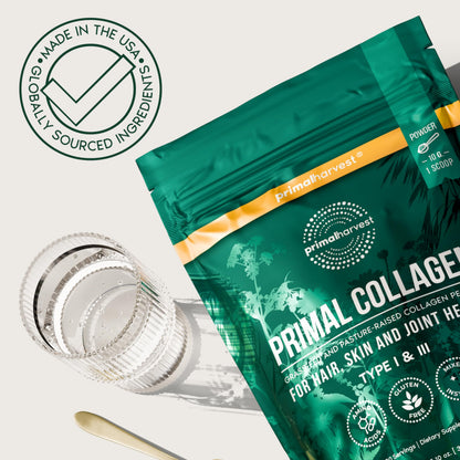 Primal Harvest Collagen - Powdered Daily Supplement, Dairy & Gluten Free