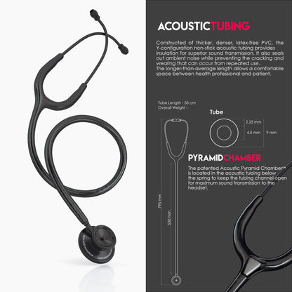MDF Acoustica Lightweight Stethoscope for Doctors, Nurses, Students
