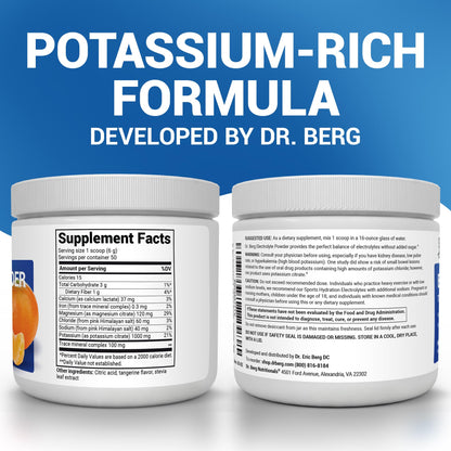 Dr. Berg Zero Sugar Hydration Keto Electrolyte Powder - Enhanced w/ 1000 mg of Potassium & Real Pink Himalayan Salt (NOT Table Salt) - Raspberry & Lemon Flavor Hydration Drink Supplement, 100 Servings