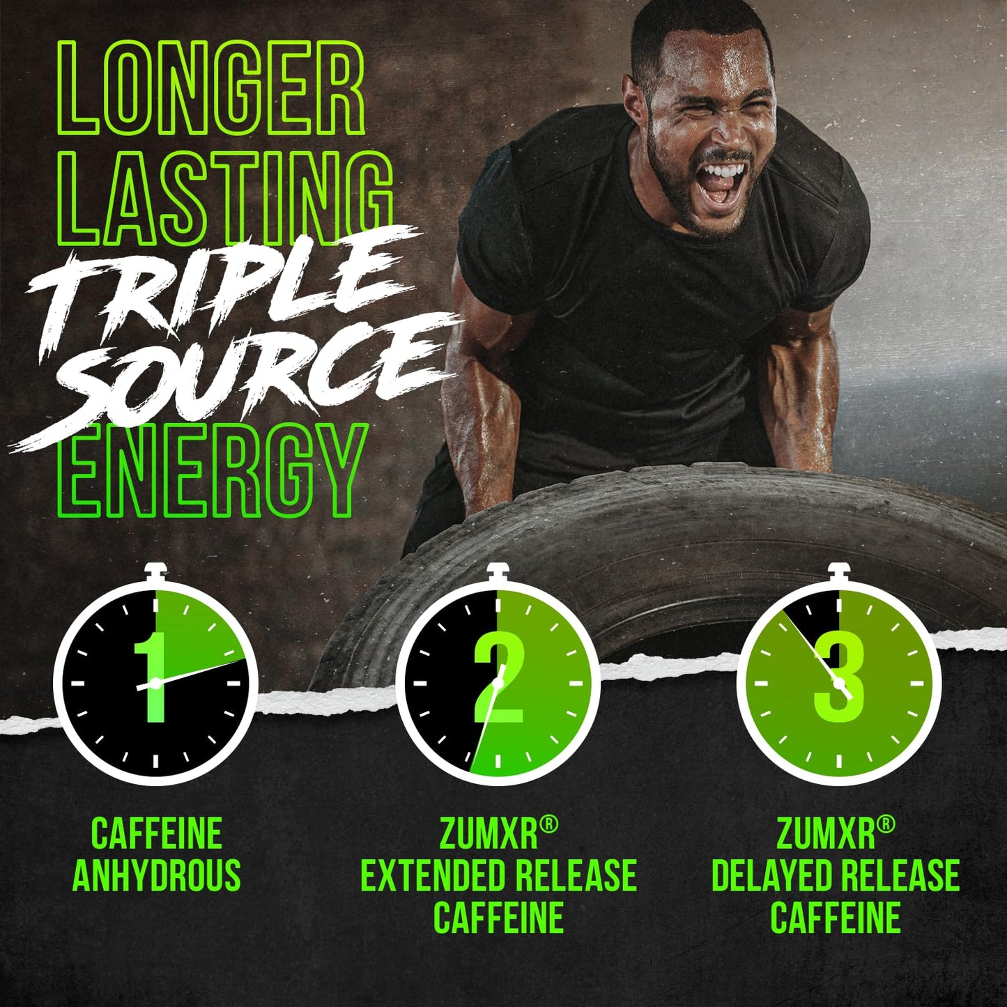ALPHA LION Superhuman Burn – 2 in 1 Metabolism Booster Pre Workout and Thermogenic Fat Burner for Men – Appetite Suppressant and Weight Loss Supplement (21 Servings, Sweet Black Cherry Flavor)