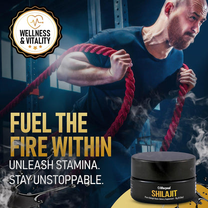 Lifecykel Pure Shilajit Resin – 15g | Wild-Harvested, Mineral-Rich Shilajit Supplement for Strength | Third-Party Tested, Premium Quality | Natural Flavouring