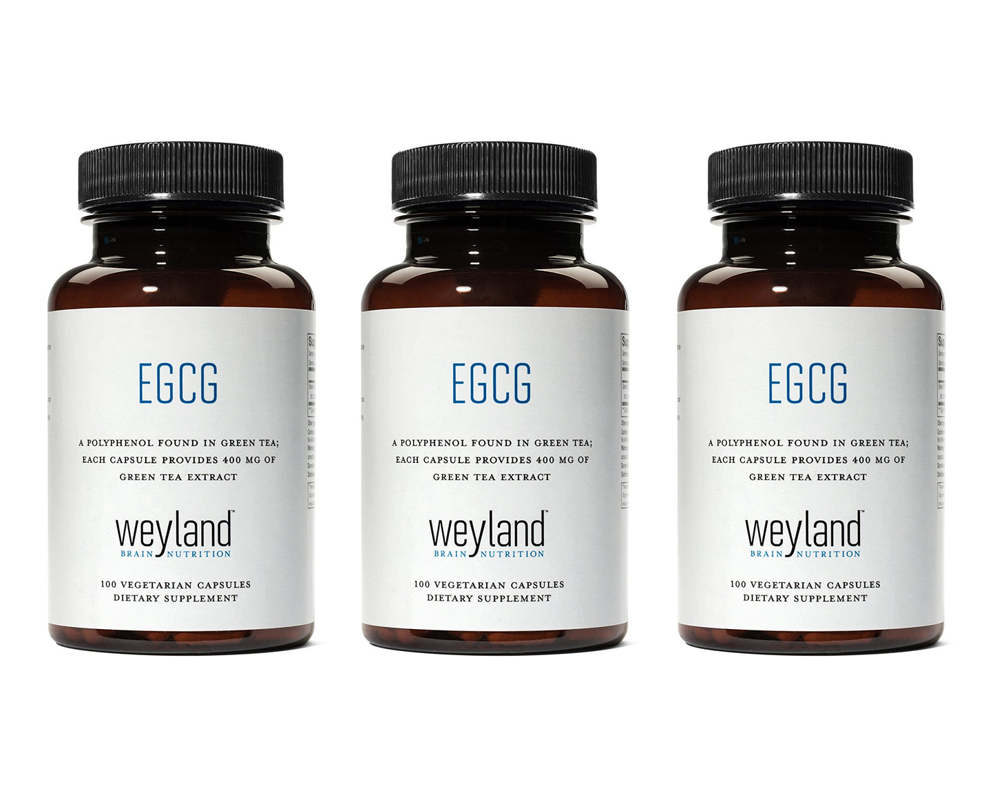 EGCG Green Tea Extract, High Antioxidant, Heart Support & Brain Health, Green Tea Pills, 100 Vegetarian Capsules