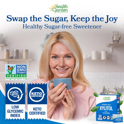 Health Garden Birch Xylitol Sweetener - Xylitol Sugar Substitute - 15 oz